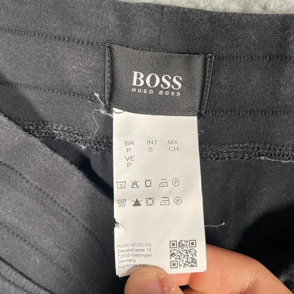Boss Hugo Boss Black Shorts Sweat-Short Mens Size Small